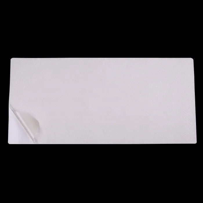 Heavy Duty Durable Water Resistant Eco-Friendly Acrylic Soft Vinyl Die Cut Bath Mat Single Sided Transparent White Sticker