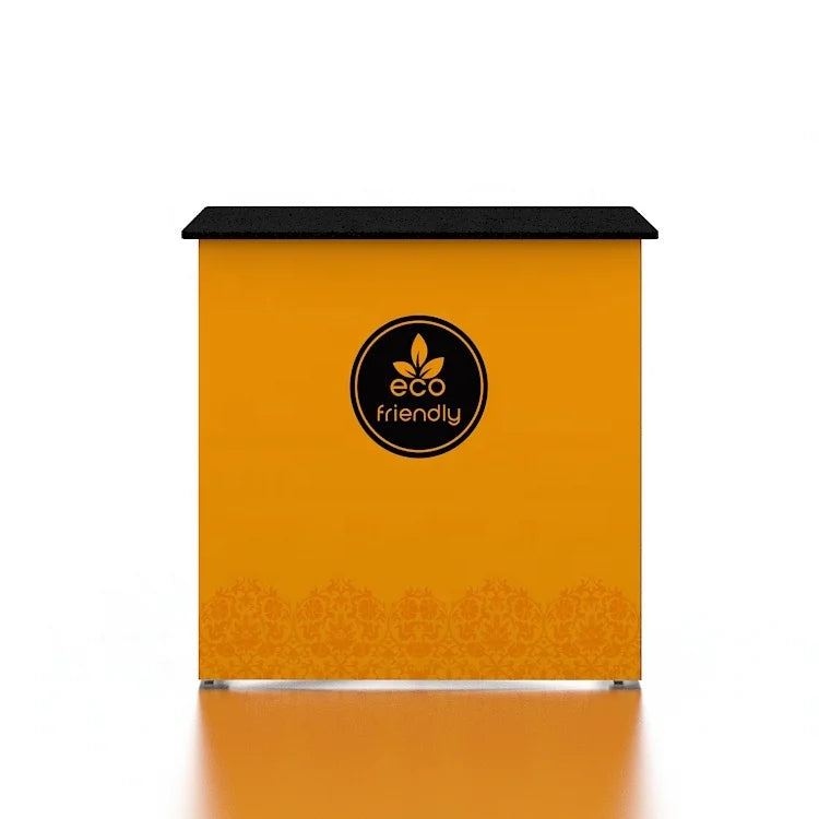 Custom Design Printed Aluminum Frame Podium Advertising Events Promotion Tables Portable Trade Show Booth Pop up Display Counter