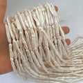 AA BIWA 38 cm Freshwater Pearl Strand Loose Natural Beads 5-7 mm Width 17-30 mm Length Noodle Shape DIY Wholesale