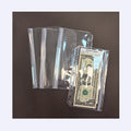 New Design Transparent 6 Holes Binder Accessories Budget Binder Plastic Envelopes Clear Money Envelopes A6 Ziplock PVC Envelope