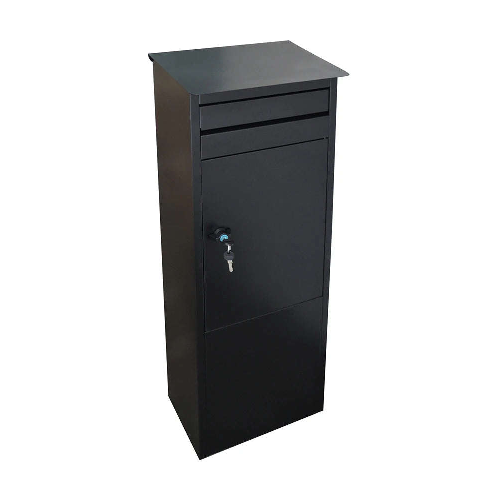 Outdoor and Household Modern Metal Large Capacity  Standing Parcel Drop MailboxOn Entrance Door