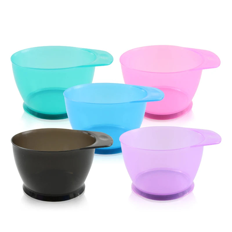 Large Capacity Guangdong Made Professional Salon Hair Color Dye Tint Bowl Coloring Mixing Suction Bowl Pro Hair Dye Tools