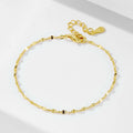 Fine Jewelry 925 Sterling Silver Niche Design Shiny Lips Kiss Letter Plain Versatile Chain Bracelet Women Wholesale