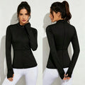 High Quality Custom Seamless 100% Nylon Fitness Jacket for Women Gym Running Wear
