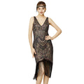 Women's Vintage Swing Flapper Dress 1920s Roaring 20s Fringed Gatsby Style for TV & Movie Costumes