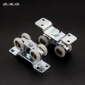 Wholesale Sliding Door Wooden Door Hanging Nylon Wheel Four Wheel Slide Door Roller