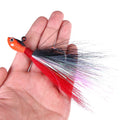 Multi Color Lead Spinner Bait Lures Sea Fishing Fish Bucktail Jig Head Lure With Single Hook