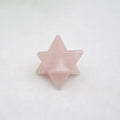 DIY Wholesale Lot 17pcs Rose Quartz Multi-Color Carved Gemstone 1 Inch Merkaba Star Healing Sacred Geometry Chakra Stone Crafts