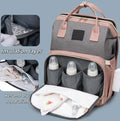 2025New Customized for Mommy Bag with Fashionable Bed Cradle Baby Backpack Zipper Closure and Polyester Lining Factory Wholesale