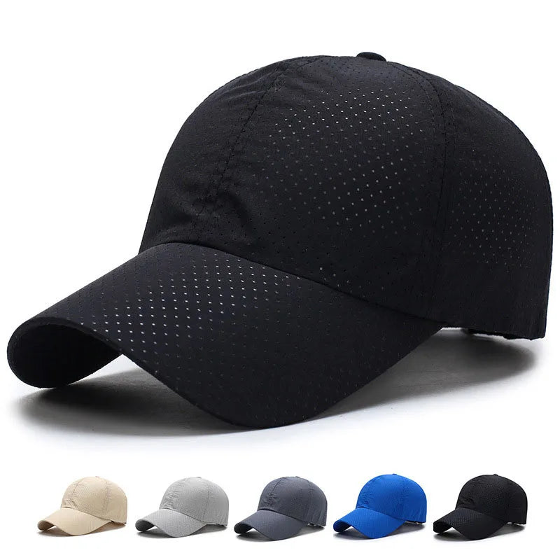 Breathable Mesh Quick Dry Gorras Cerradas Baseball Hats Sports Caps