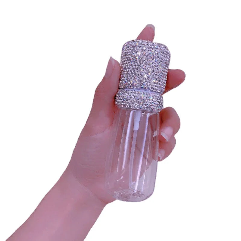 Colorful 60ml/100ml Plastic Travel Bling Spray Rhinestone Bottle for Lash Wash Tattoo Eyelashes Extensions Diamond