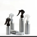 Empty Aluminum Trigger Spray Bottle Refillable Fine Mist Metal Water Sprayer for Cosmetic Hairdressing Cleaning 100ml 250ml