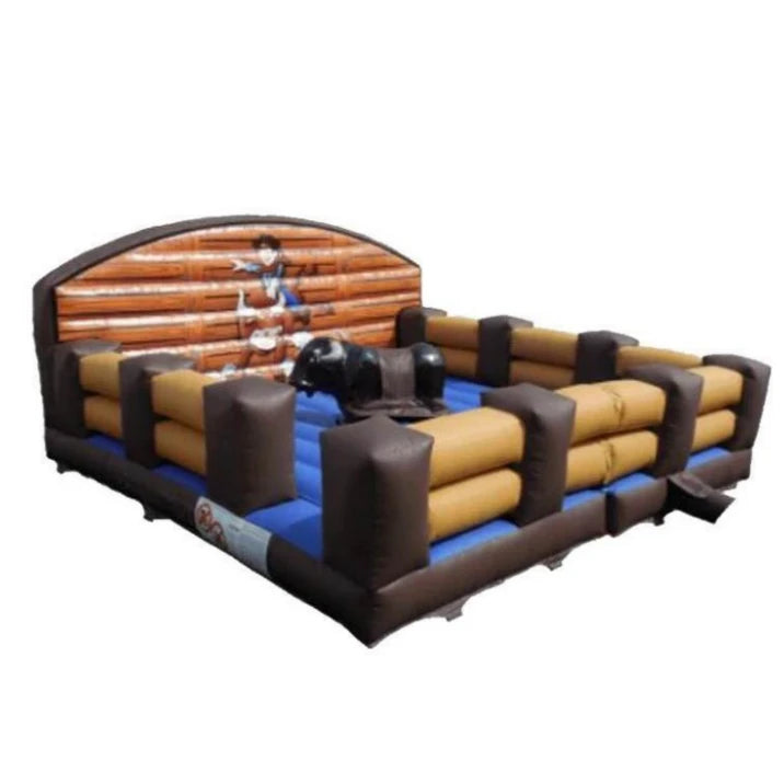 New Design Inflatable Mechanical Rodeo Bull Ride Game n Bull Rodeo Simulator n Bull Riding Made of Vinyl