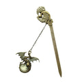 Luminous Phoenix Bookmark Retro Owl Flying Dragon Glow in Dark Bookmark Fluorescent Student Cultural Creative Product