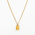 Joolim Jewelry 18K PVD Gold Plated Padlock Pendant Necklace Stainless Steel Jewelry