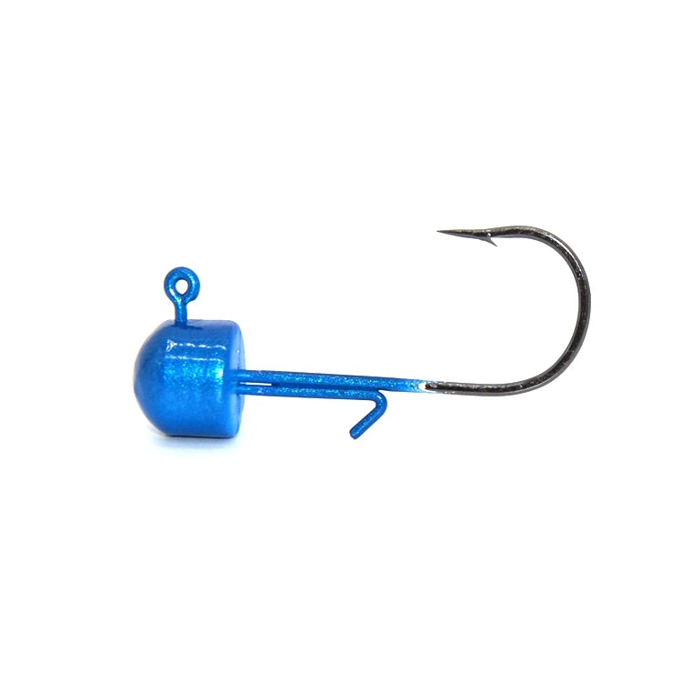 TAKEDO JYB01 1.4g 1.8g 2.8g 4.6g 5.8g Mushroom Shape Steel Wire Soft Worm Lures    Hook Painted Lead Jig Head Rock