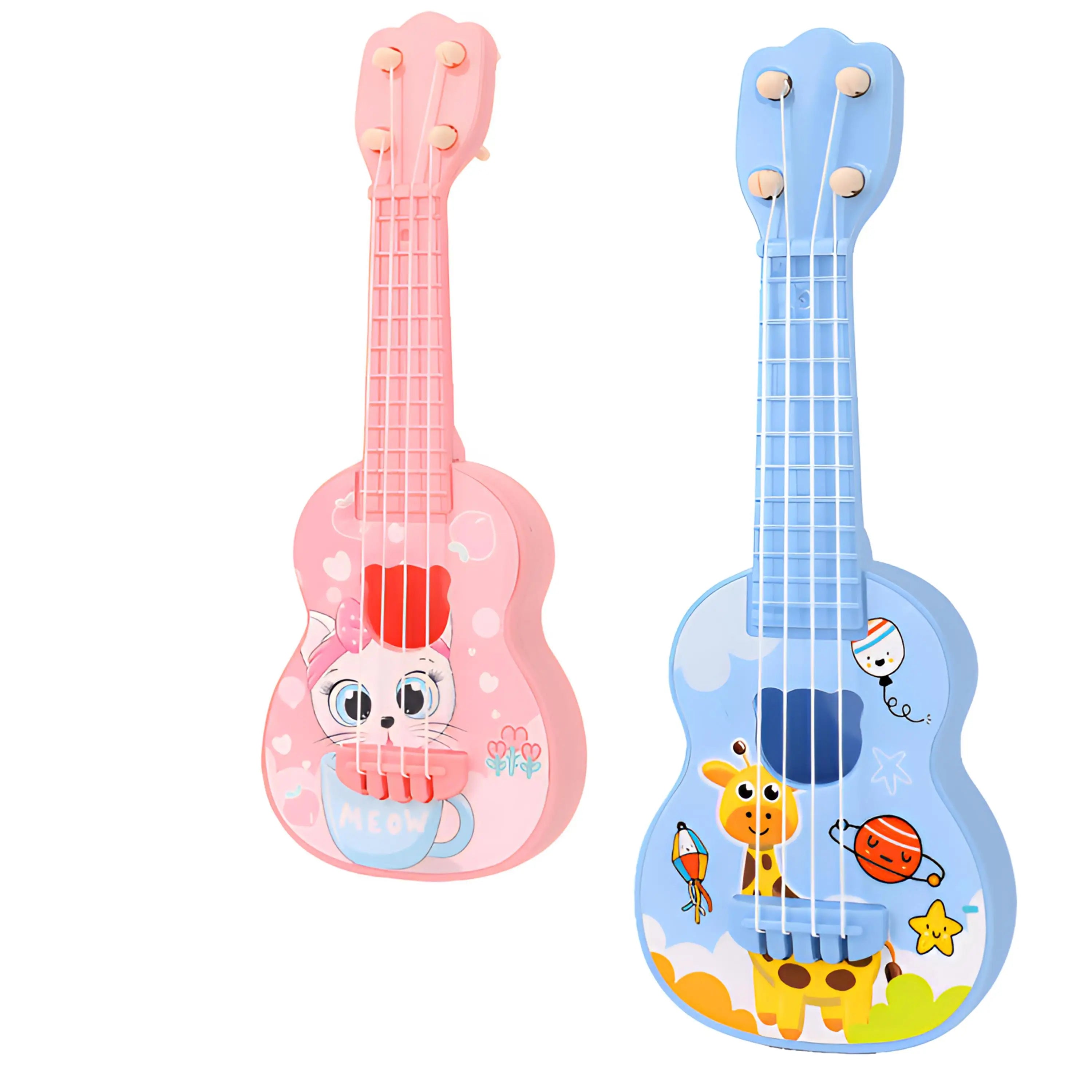 BGL21cm Children's Four String Cartoon Ukulele Toy Guitar Basic Instrument for Kids
