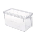 New Product 5L Plastic BPA Free Reusable Containers  with Lids and Handle Kitchen Organizer Refrigerator Storage Boxes