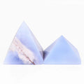 High Quality Natural Blue Chalcedony Pyramid Polished Eco-Friendly Crystal Feng Shui Spiritual Healing Crafts Home Decoration