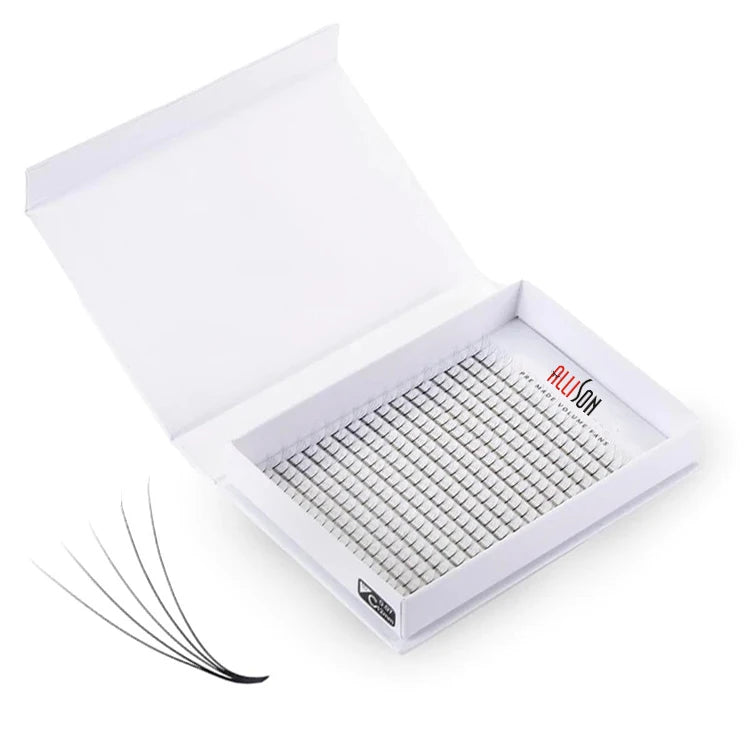 PBT 10d 14d 20d Promade Large Trays Premade Fans 5d 6d 8d Long Stem Russian Volume Lashes Superroot Premade Lash Extensions