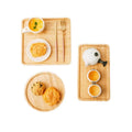 Hot Selling Bamboo Dinner Plate Pizza Fruit Sushi Tray Food Safety Tools Restaurant Kitchen Accessories