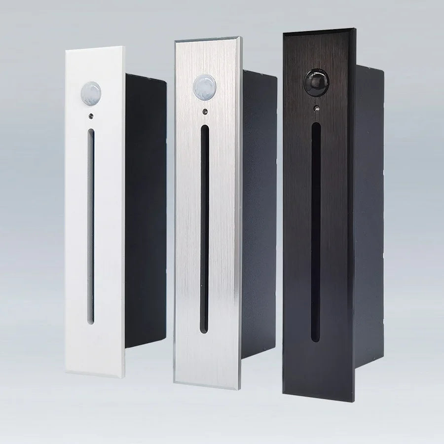 Recessed Staircase Lighting LED Wall Lamp Indoor IP44 Intelligent Motion Sensor Stair Light