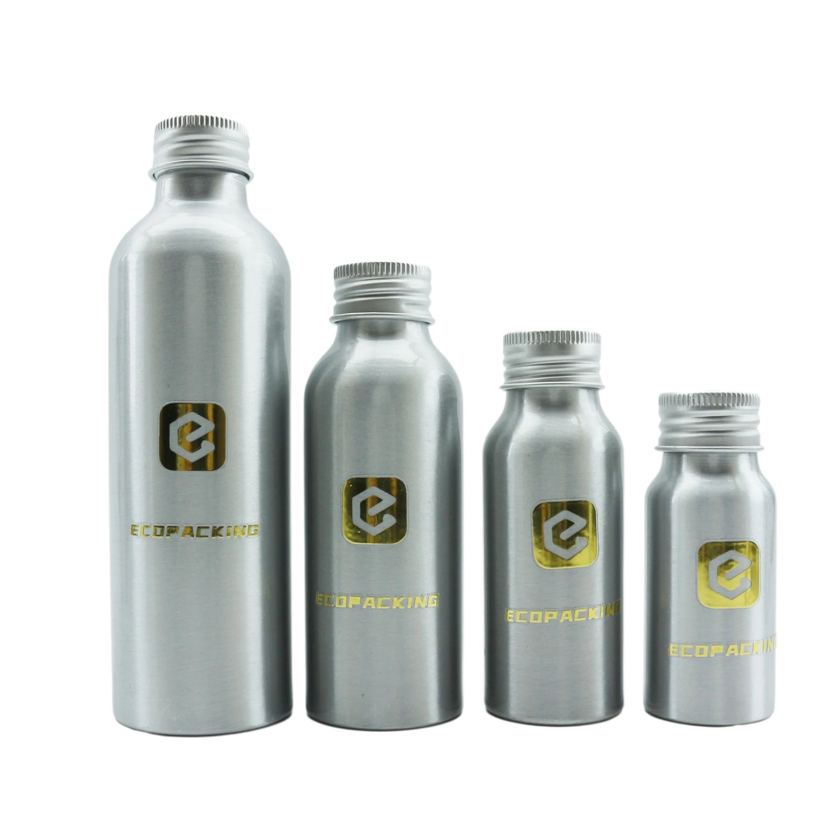 50ml 100ml 150ml 200ml 250ml 500ml Empty Metal Aluminum Bottle Cosmetic Essential Oils Bottles With Screw Lid D888