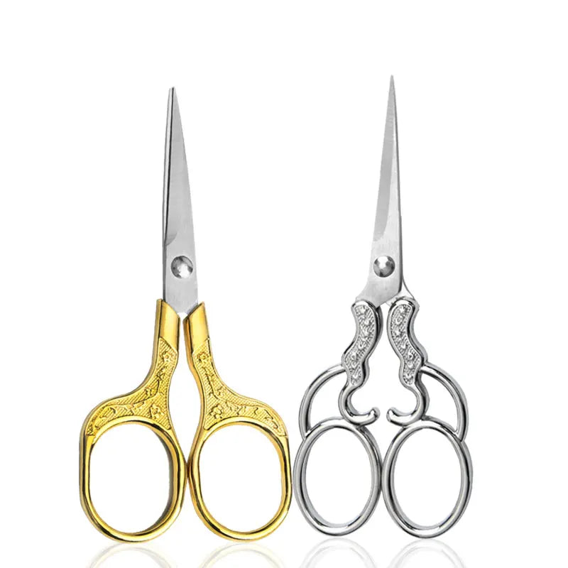 Wholesale Vintage Sewing Scissors Stainless Steel Alloy Handle Scissors Vintage Embroidery Craft Scissors