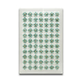Green Hadcrafted Paper Wall Decor Flower Geometric Mosaic Paper 3d Artwork With Acrylic Frame