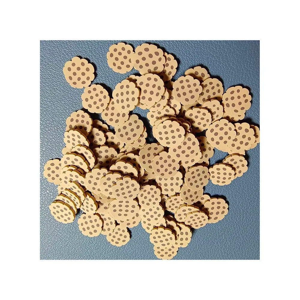 500g 5mm Brown Biscuits Polymer Clay Cookie Slices for DIY Women Crafts Plastic Klei Mud Particles Slime Filler Accessories