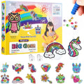DIY Classic 5D Diamond Painting Stickers Craft Art Kit for Kids' Fun Creativity with Cartoon & New Classical Designs