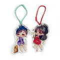 Customized Transparent Special Shape Epoxy Resin Stars Hologram Plastic Acrylic Anime Jewelry Keychain Cute Gift Keychain