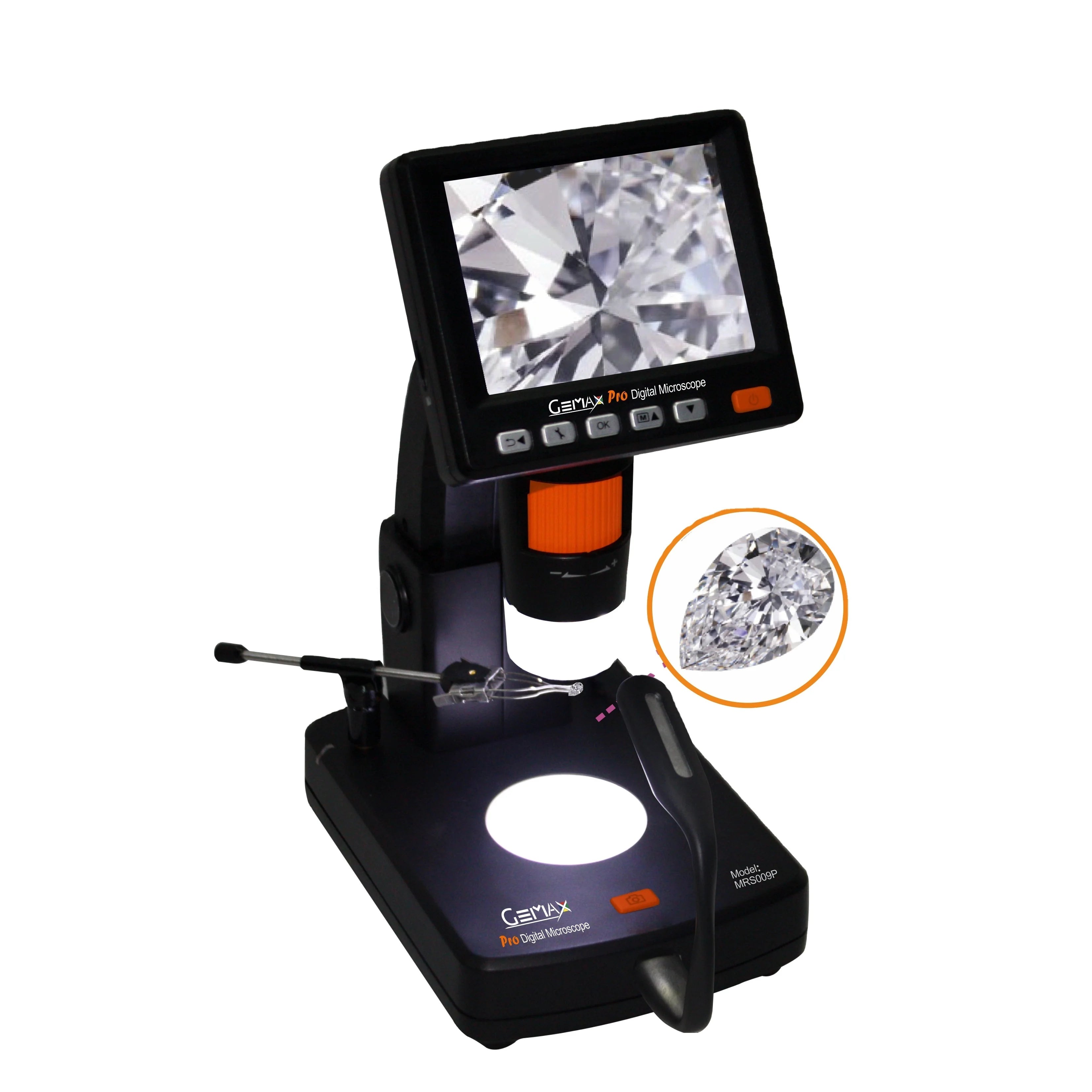 GEMTRUE Professional Digital Microscope Gemstone Diamond Inscription Reader Jewelry Magnifying Tool Jewelry Tools