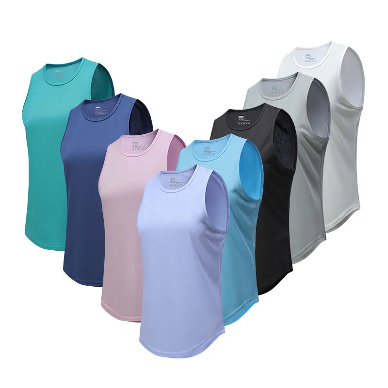 Summer Sports Fitness Training Running Yoga Quick Dry Windproof Breathable Outdoors Women's Sleeveless Vest