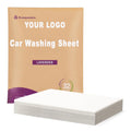 32sheets Eco-friendly Car Wash Soap Sheets Concentrated Foaming Shampoo Car Sheet