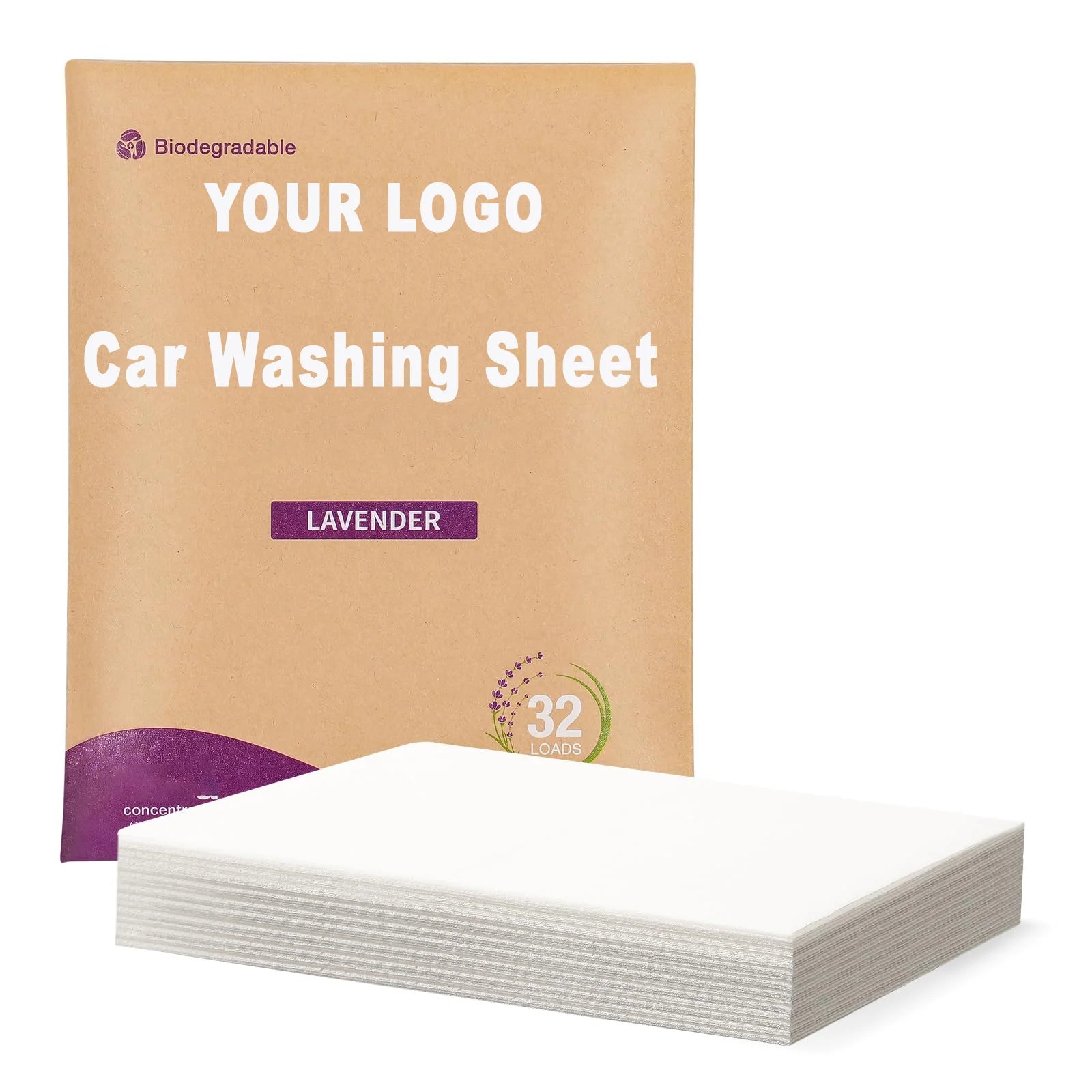 32sheets Eco-friendly Car Wash Soap Sheets Concentrated Foaming Shampoo Car Sheet