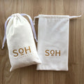 Super Soft White Velvet Dust Bag Velvet Packing Bag
