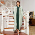 4027 Luxurious Dubai Abaya Beaded Abaya Muslim Full Dress Party Abaya