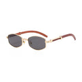 Fashion Brand Designer Sunglasses Women Men UV400 Sun Glasses square Sunglass Vintage Gradient Oculos Wood Grain