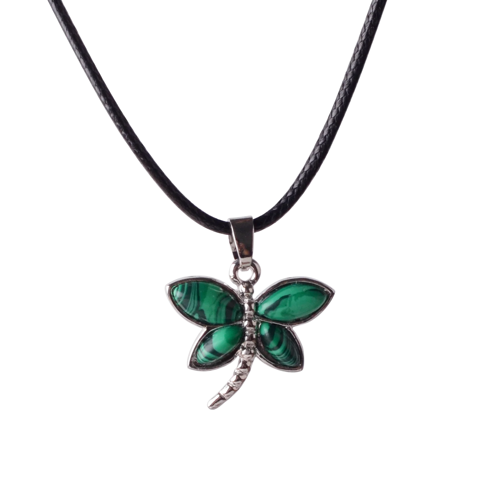 Silver Dragonfly Alloy Pendant Fashion Creative Bohemian Jewelry Ethnic Multi-layer Chain Colorful Enamel Dragonfly Pendant
