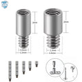 ASTM F136 Titanium 14G/16G Extension Rod 2mm for Internal Thread Piercing Body Jewelry Accessories-14K Umbilical Stud