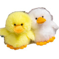 Furry Plush White Duck Doll Adorable Stuffed Animal Duck Toy Cozy Plush Yellow Stuffed Duck Toy Gift for Kids