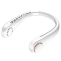Summer air Cooling Dual Fan Portable Folding Hand-free Rechargeable Neck Band Mini Lazy Hanging Neck Fans With 3 Winds Speed