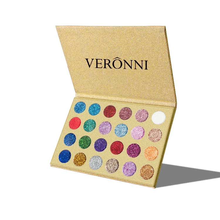 Private Label 24 Color Glitter Eyeshadow Palette  Makeup Palletes Glitter Eyeshadow Pigment