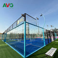 AVG Factory Padel Tennis Court 10m*20m with LED Lights Panoramic Design Waterproof for Indoor/Outdoor Use