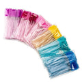 50pcs Disposable Glitter Crystal Eyelash Brush Mascara Wands Applicator Diamond Eye Lash Brushes Eyelash Extension