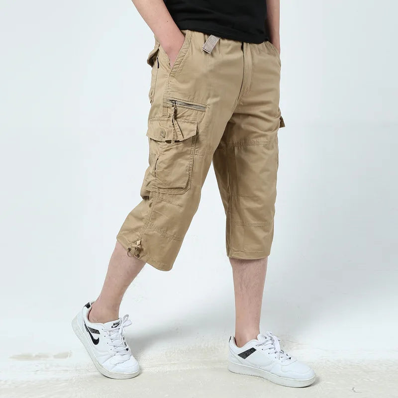 Summer Custom Fitness Sports Running  Breathable Casual Men Cargo Shorts