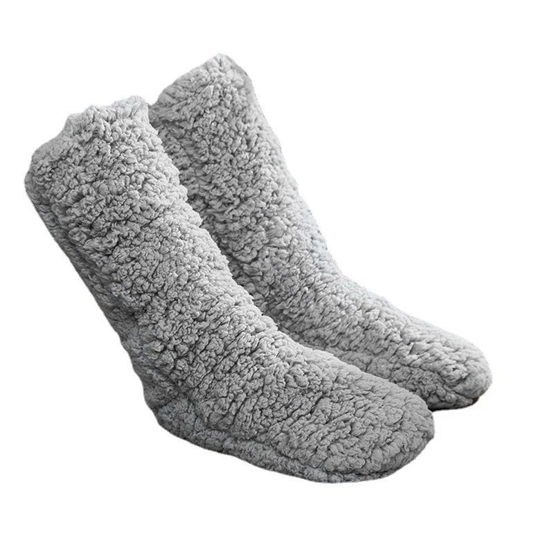 Warm and Cozy Foot Socks for Women Plush Warm Floor Socks for Sleeping and Coral Fleece Socks for Sleeping