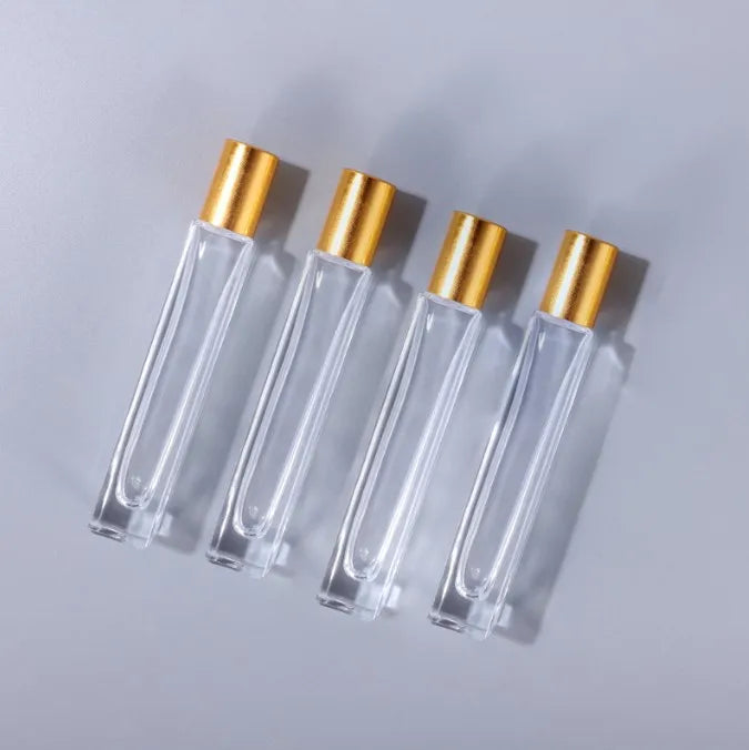 Hight Quality Round Square Heavy Glass Roll on Bottle for Perfume Oil Cosmetic Packaging Thick Bottom Glass 10ml Roller Bottle