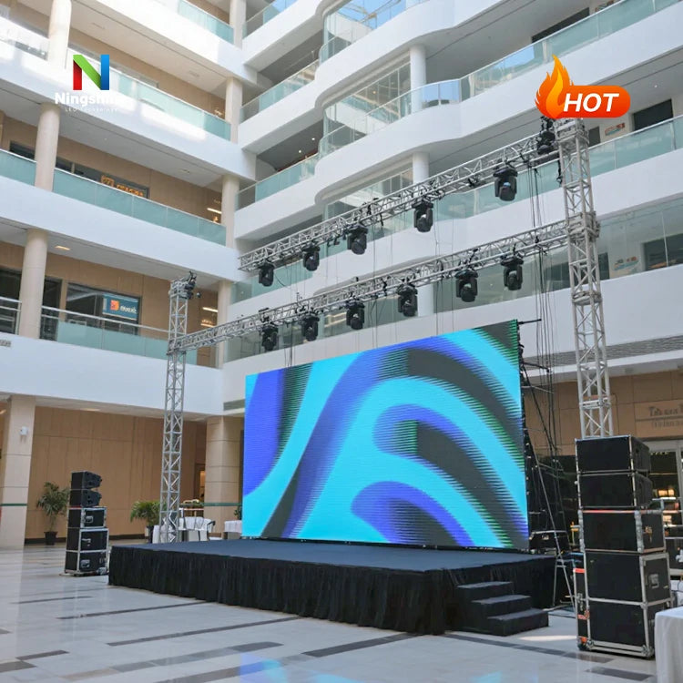 P2.97 P3.91 Slim 500x500mm 500x1000mm Aluminum LED Screen IP31 Waterproof 4K Indoor Stage Event Led Display